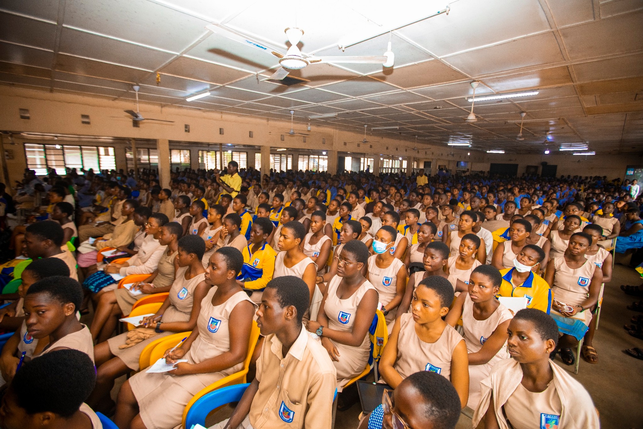 Students gathered at KETASCO for the ExCEL Leadership & Mentorship Summit with COME facilitators.